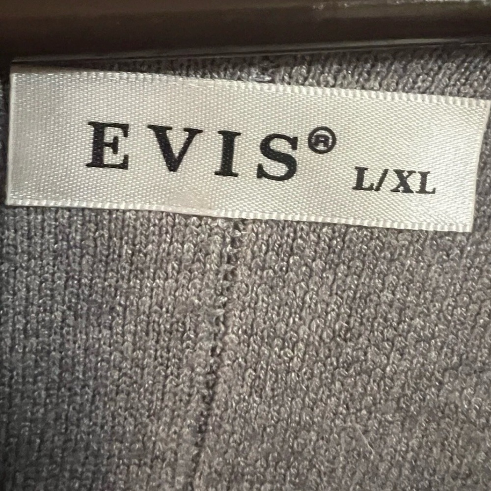 Light Gray Button-Front Cape Coat with Pockets - image 4